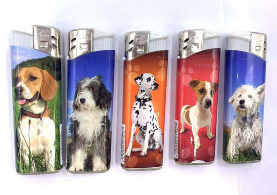 L'allumeur à cigarettes jetable en plastique transparent, à gaz rechargeable