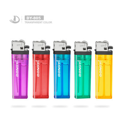 Personnalisation Dongyi Populaire en plastique Flint roue Gas allume-cigare avec 80 mm de longueur