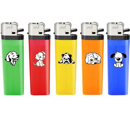 Allume-cigare à roues de silex jetable à la demande Allume-cigare à gaz populaire avec personnalisation
