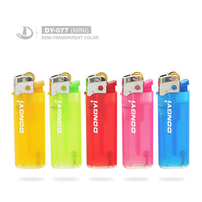Mini allume-cigare en plastique à gaz à roue de silex rechargeable de Dongyi