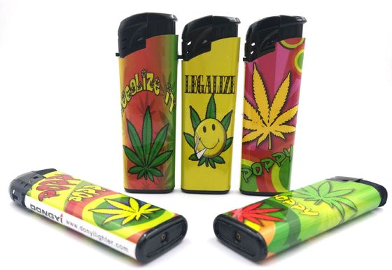 Allume-cigarettes jetable à base de flint pour fumer comme cadeau décoratif 82*24,9*11,6 mm