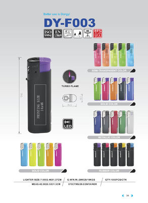 Appareil à gaz étanche au vent avec lumière LED et système d'allumage avancé Dy-F003