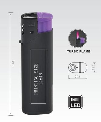 Cadeau pour homme Dy-F003 Lampe à LED électronique Rechargeable Windproof Gas Lighter personnalisation