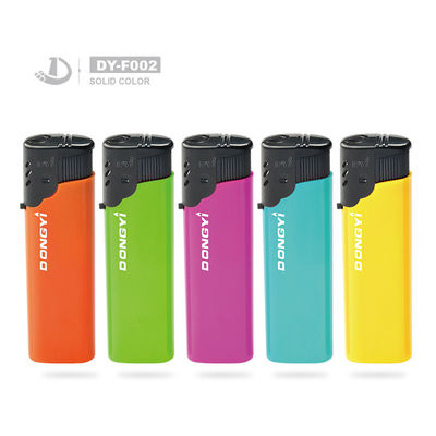 DY-F002 Cadeau avec lampe de poche pour homme allume-cigarettes électroniques en plastique résistant au vent jetable