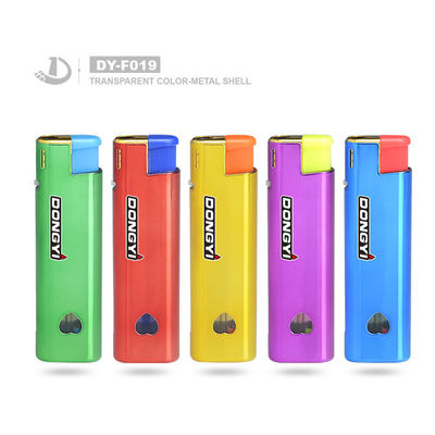 Demande personnalisée Dy-F019 Lumière à gaz étanche au vent pour fumer jetable ou rechargeable