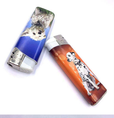 L'allumeur à cigarettes jetable en plastique transparent, à gaz rechargeable