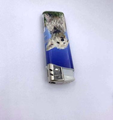 L'allumeur à cigarettes jetable en plastique transparent, à gaz rechargeable