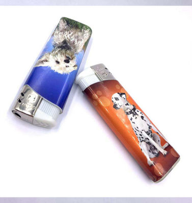 L'allumeur à cigarettes jetable en plastique transparent, à gaz rechargeable