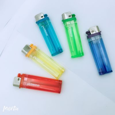 Allume-cigare jetable transparent avec style personnalisé et demande personnalisée