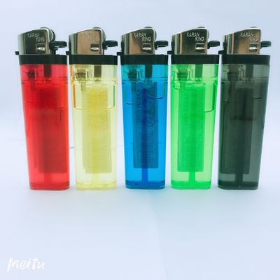 Allume-cigare jetable transparent avec style personnalisé et demande personnalisée