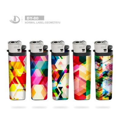 Dy-80 Disposable personnalisable Coloré Butane Gas Flint allumeur du marché chinois