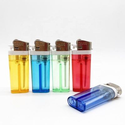 Torche standard allume-cigare à roue de chaux de couleur transparente personnalisation