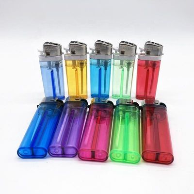 Torche standard allume-cigare à roue de chaux de couleur transparente personnalisation