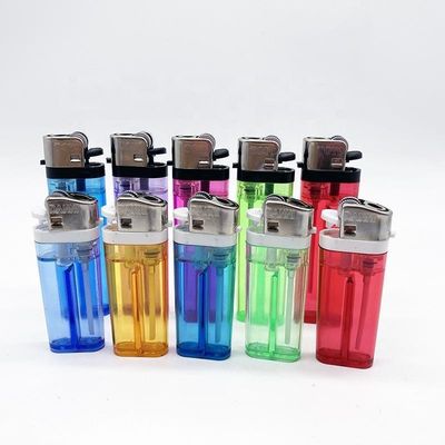 Torche standard allume-cigare à roue de chaux de couleur transparente personnalisation