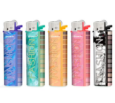 Logo personnalisé Isqueiro allume-cigare Allume-cigare à nouveau rechargeable ou jetable pour BBQ