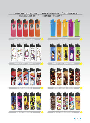ISO9994/EN13869 Certifié de feu en plastique de flint allume-cigare personnalisable et personnalisé