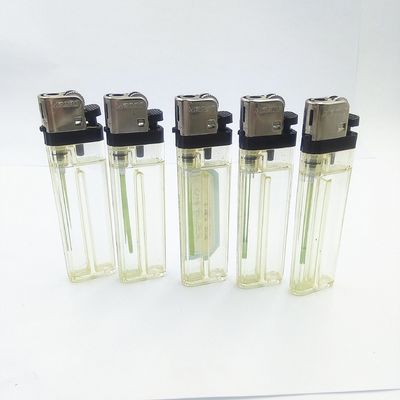 8.0*2.37*1.2CM lampe de poche en plastique à gaz à silex avec bon marché