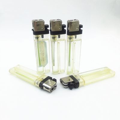 8.0*2.37*1.2CM lampe de poche en plastique à gaz à silex avec bon marché