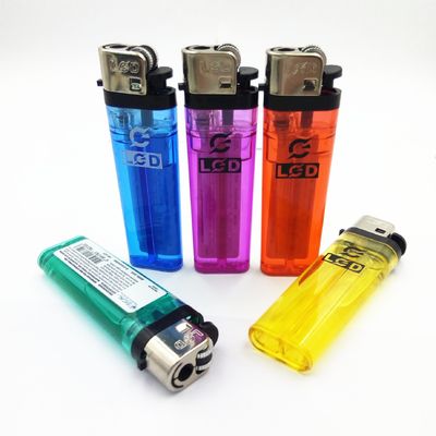 8.0*2.37*1.2CM lampe de poche en plastique à gaz à silex avec bon marché