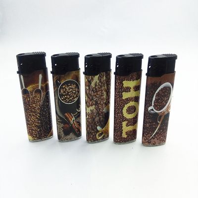 Demande personnalisée Design d'étiquette de cinq couleurs allume-cigare pour cigarette Nickel Wind Cap