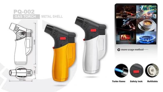 Accessoires électroniques pour fumer allume-cigare jet flamme lampe de poche allume-cigare personnalisée