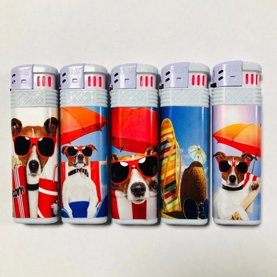 Dy-F016 modèle allume-cigare étanche au vent avec gaz sur demande personnalisée et 1 pièce min.Order