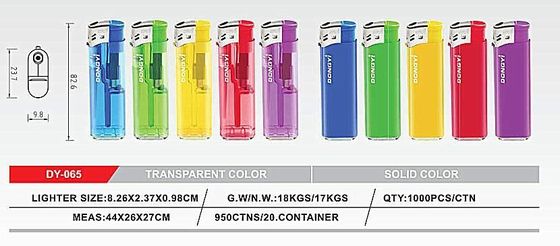 Allume-cigare jetable Dy-065 Allume-cigare électrique en plastique pour votre entreprise