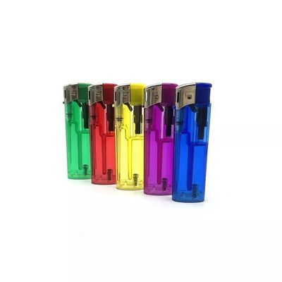 Lumière électrique rechargeable à couleur transparente pour briquet de cuisine