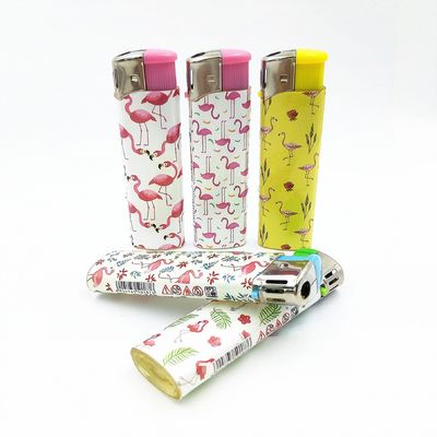 Allumeur de lampe de poche électronique jetable et rechargeable en plastique coloré