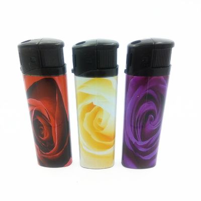 Allumeur de lampe de poche électronique jetable et rechargeable en plastique coloré