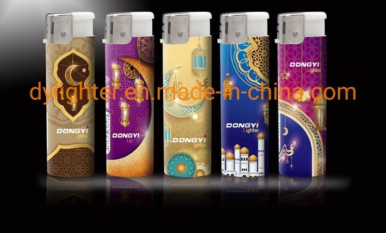 Logo personnalisé Cinq briquets de couleur avec personnalisation et personnalisation