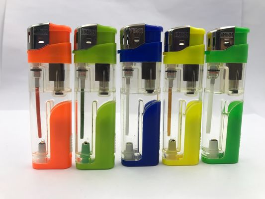 Allumeur électrique transparent pour cigarettes jetables personnalisées Allumeur à gaz plastique