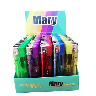 Type Dy-062 allume-cigarettes électroniques minces transparentes à couleur solide jetables