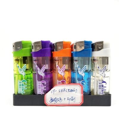 Dy-588 allumeur à gaz jetable transparent Cinq couleurs et écologique