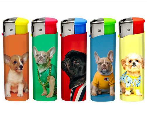 82*24,2*12,3mm EU Standard Promotion Gift Logo personnalisé allumeur électronique en plastique