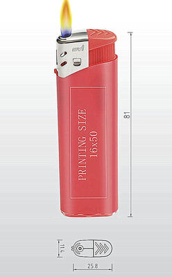 Appareil de cigarette à gaz Dy-026 avec certification EUR Standard ISO9994 81.1*24.5*11.5mm