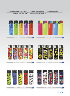En 113869 Certificat personnalisé allumeur électrique en plastique personnalisation standard Dongyi