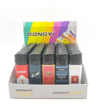 Personnalisation d'un briquet électrique à gaz durable compétitif de Dongyi, modèle N° DY-307