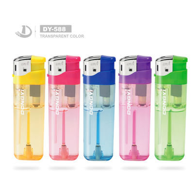Certificat En13869 Allumage électronique de lampe de poche en plastique avec allumeurs sur mesure au butane