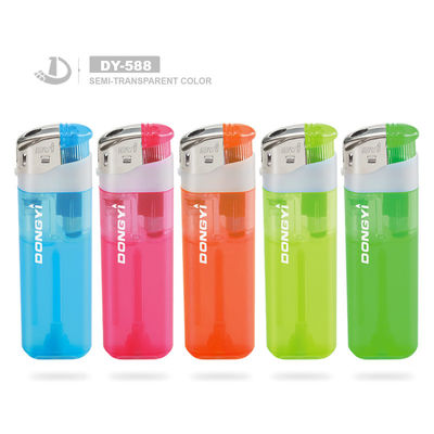 Certificat En13869 Allumage électronique de lampe de poche en plastique avec allumeurs sur mesure au butane