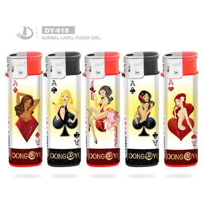 Allume-bougies électriques de couleur crème avec logo personnalisé et modèle électronique N° DY-818