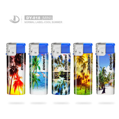 Allume-bougies électriques de couleur crème avec logo personnalisé et modèle électronique N° DY-818