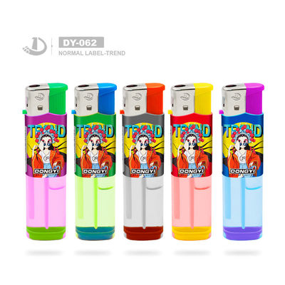 DY-062 allumeur électrique en plastique transparent rechargeable en Dongyi pour des performances stables