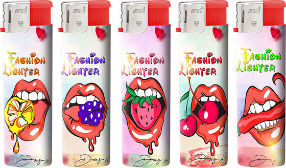 Allume-cigarettes en plastique de cuisine personnalisé avec un design transparent et abordable