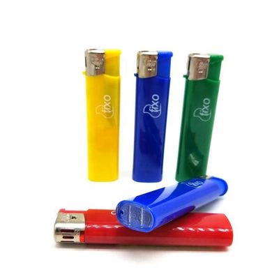 8.1*2.03*1.16CM Logo personnalisé en plastique allume-cigare électrique à gaz pour l'impression de bougies minces