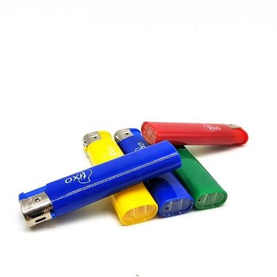 8.1*2.03*1.16CM Logo personnalisé en plastique allume-cigare électrique à gaz pour l'impression de bougies minces