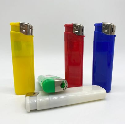 82.2*24.9*11.8mm allume-cigare en plastique avec flamme réglable et fonction rechargeable