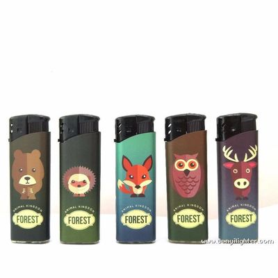 Échantillons US 0.03/Piece Solid Color Torch Lighter Cigarette Box avec et avec une lampe de poche