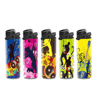 Mini allume-cigare en plastique à gaz à roue de silex rechargeable de Dongyi