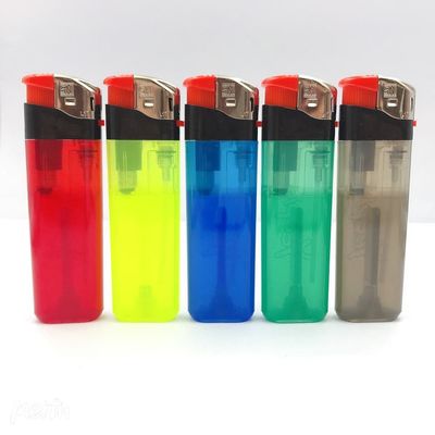 Modèle N° DY-588 Dispositif à couleur transparente Corps allume-cigare à gaz avec motifs